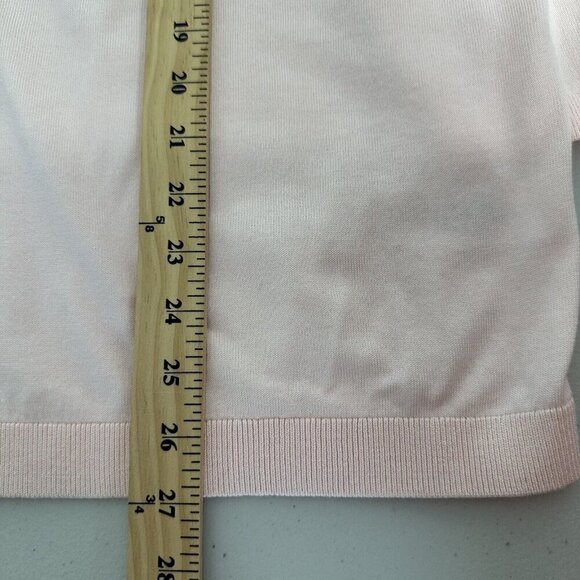 Talbots Cardigan Sweater Pink 3X Button Front 3/4 Sleeve - Picture 7 of 7